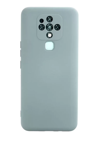 Newface Tecno Camon 16 Kılıf Nano içi Kadife Silikon - Buz Mavisi ürün görseli 1