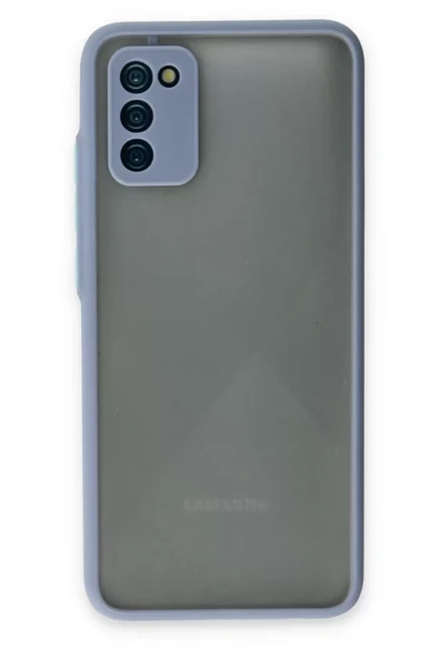 Newface Samsung Galaxy A02S Kılıf Montreal Silikon Kapak - Gri ürün görseli 1