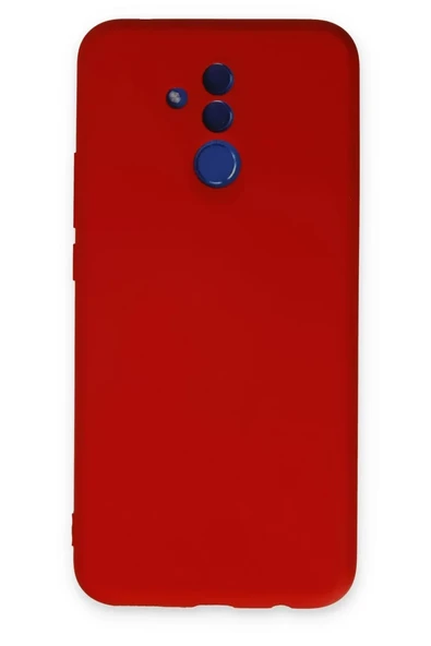 Newface Huawei Mate 20 Lite Kılıf Nano içi Kadife Silikon - Kırmızı ürün görseli 1