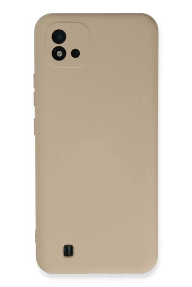 Newface Realme C11 2021 Kılıf Nano içi Kadife Silikon - Pudra ürün görseli 1