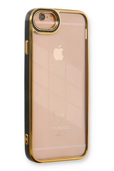 Newface Apple iPhone 6 Kılıf Liva Lens Silikon - Siyah ürün görseli 1