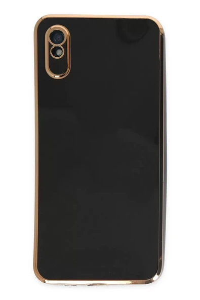 Newface Xiaomi Redmi 9A Kılıf Volet Silikon - Siyah ürün görseli 1