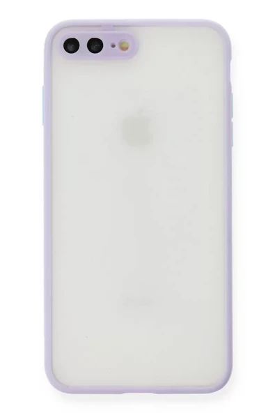 Newface Apple iPhone 7 Plus Kılıf Montreal Silikon Kapak - Mor ürün görseli 1