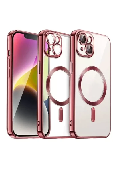 Newface Apple iPhone 13 Kılıf Kross Magneticsafe Kapak - Kırmızı ürün görseli 1