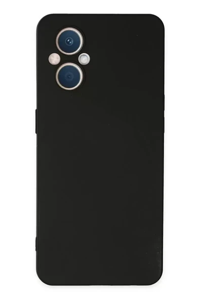Newface Oppo Reno 7 Lite Kılıf Nano içi Kadife Silikon - Siyah ürün görseli 1
