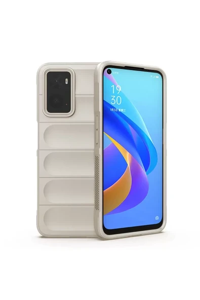 Newface Realme 9i 4G Kılıf Optimum Silikon - Krem ürün görseli 1