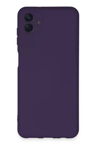 Newface Samsung Galaxy A04E Kılıf Nano içi Kadife Silikon - Mor ürün görseli 1