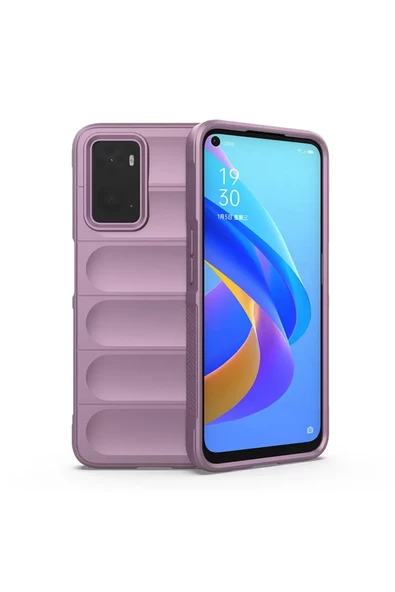 Newface Realme 9i 4G Kılıf Optimum Silikon - Mor ürün görseli 1