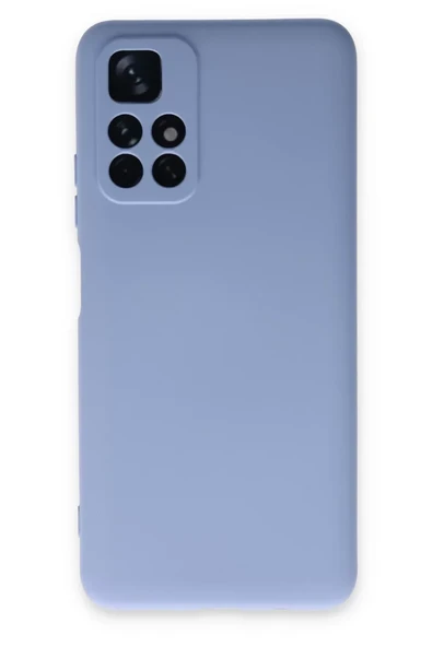 Newface Xiaomi Redmi Note 11T Kılıf Nano içi Kadife Silikon - Lila ürün görseli 1