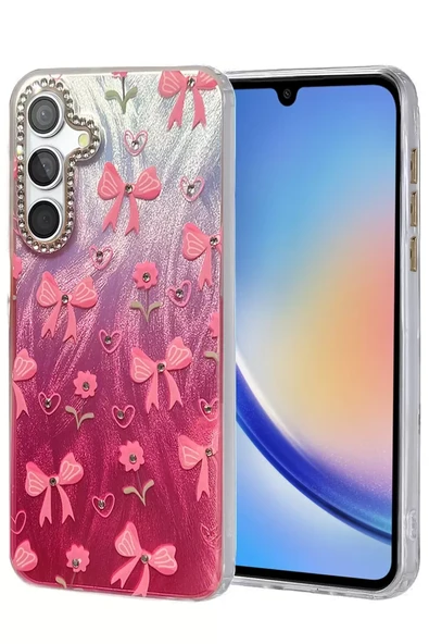 Newface Samsung Galaxy A34 5G Kılıf Blade Aynalı Desenli Kapak - Desen 3 ürün görseli 1