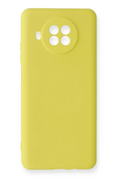 Newface Xiaomi Mi 10T Lite Kılıf Nano içi Kadife Silikon - Sarı ürün görseli 1