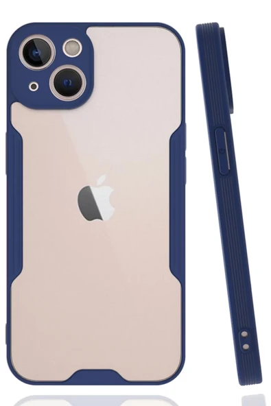 Newface Apple iPhone 14 Plus Kılıf Platin Silikon - Lacivert ürün görseli 1