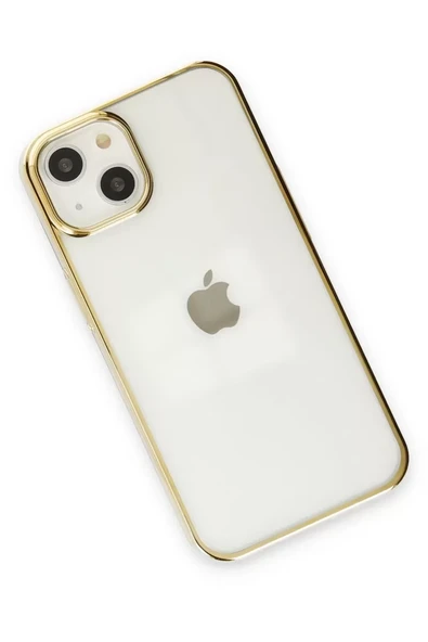 Newface Apple iPhone 14 Plus Kılıf Element Silikon - Gold - Resim 3