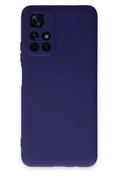 Newface Xiaomi Redmi Note 11T Kılıf Nano içi Kadife Silikon - Mor ürün görseli 1