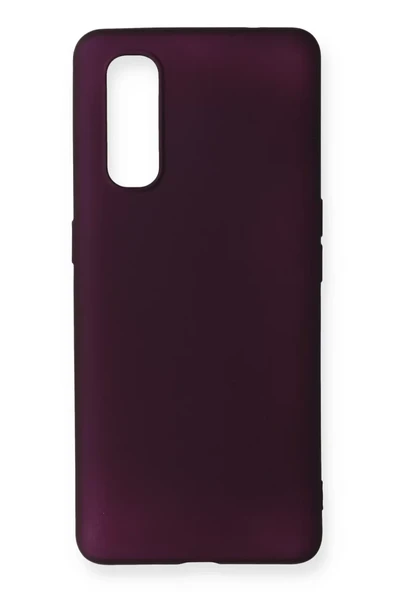 Newface Oppo Find X2 Kılıf First Silikon - Mürdüm ürün görseli 1
