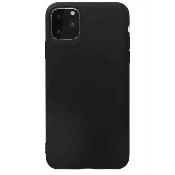 Newface Apple iPhone 11 Pro Max Kılıf First Silikon - Siyah - Resim 2