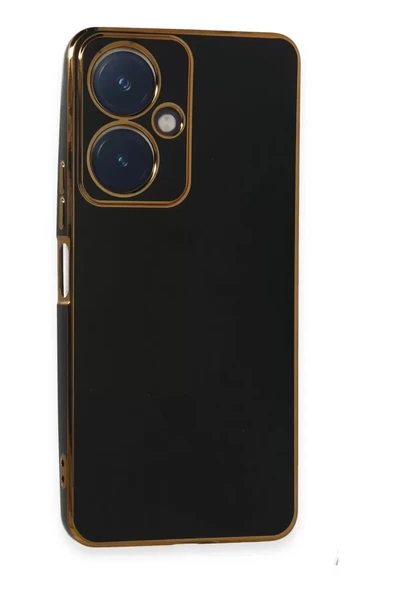 Newface Vivo Y27 Kılıf Volet Silikon - Siyah ürün görseli 1