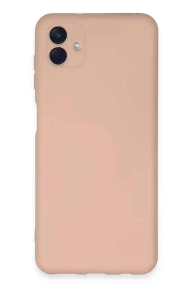Newface Samsung Galaxy A04E Kılıf Nano içi Kadife Silikon - Pudra ürün görseli 1