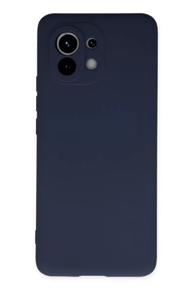 Newface Xiaomi Mi 11 Kılıf Nano içi Kadife Silikon - Lacivert ürün görseli 1
