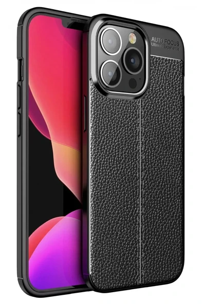 Newface Apple iPhone 13 Pro Kılıf Auto Focus Kapak - Siyah ürün görseli 1