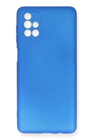 Newface Samsung Galaxy M51 Kılıf First Silikon - Mavi ürün görseli 1
