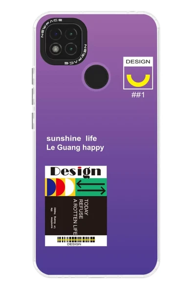 Newface Xiaomi Redmi 9C Kılıf Estoril Desenli Kapak - Estoril - 4 ürün görseli 1