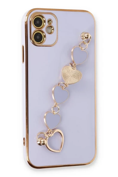 Newface Apple iPhone 12 Kılıf Esila Silikon - Lila ürün görseli 1