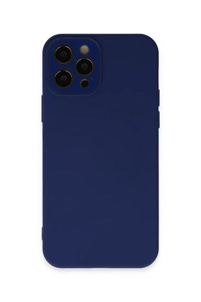 Newface Apple iPhone 12 Pro Max Kılıf Lansman Glass Kapak - Sky Blue ürün görseli 1
