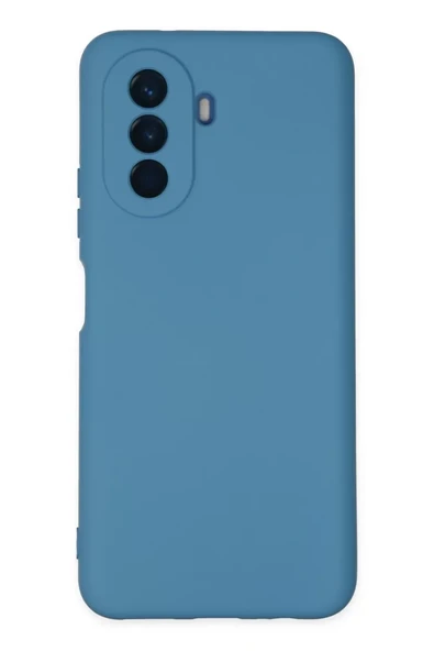 Newface Huawei Nova Y70 Kılıf Nano içi Kadife Silikon - Mavi ürün görseli 1