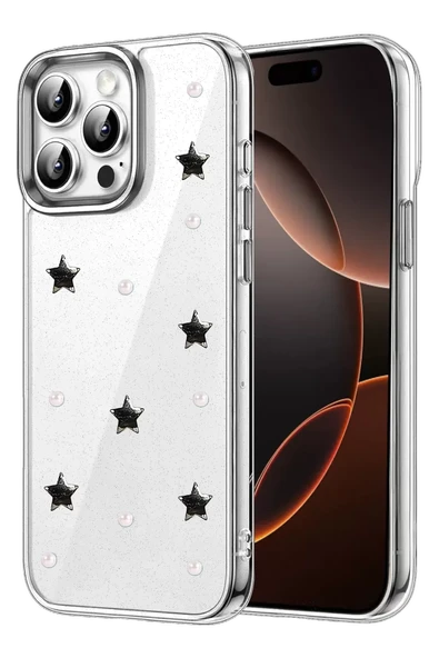 Newface Apple iPhone 15 Pro Fiyonk Desenli Kapak - Desen 7 ürün görseli 1