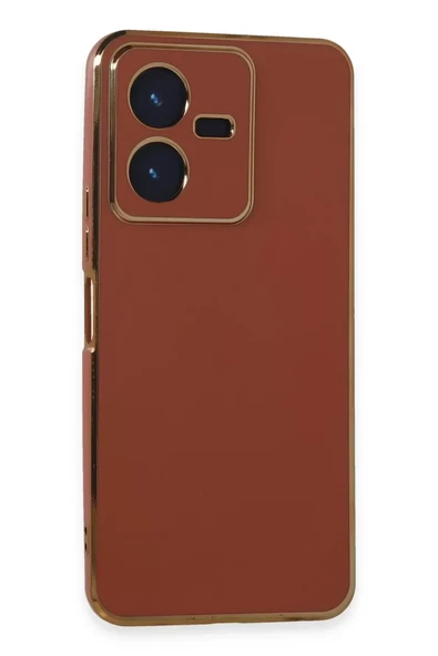 Newface Vivo Y22 2022 Kılıf Volet Silikon - Kırmızı ürün görseli 1