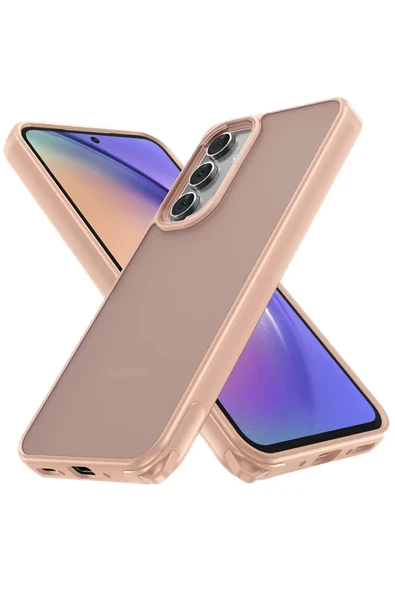 Newface Samsung Galaxy A05S Kılıf Elegant Kapak - Pudra ürün görseli 1