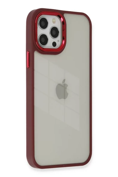 Newface Apple iPhone 12 Pro Max Kılıf Dora Kapak - Kırmızı ürün görseli 1
