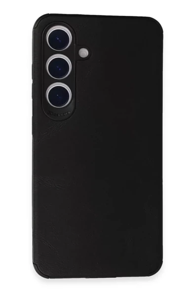Newface Samsung Galaxy S24 Kılıf Loop Deri Silikon - Siyah ürün görseli 1