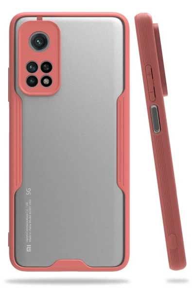 Newface Xiaomi Mi 10T Pro Kılıf Platin Silikon - Pembe ürün görseli 1