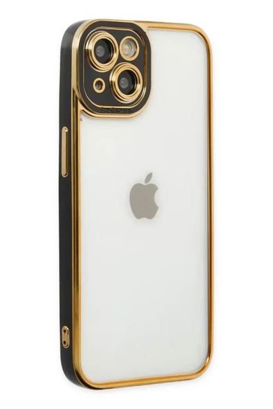 Newface Apple iPhone 14 Plus Kılıf Liva Lens Silikon - Siyah ürün görseli 1