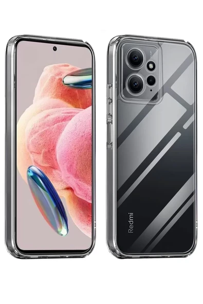 Newface Xiaomi Redmi Note 12 4G Kılıf Lüx Şeffaf Silikon ürün görseli 1