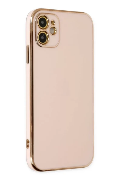 Newface Apple iPhone 12 Kılıf Volet Silikon - Pembe ürün görseli 1
