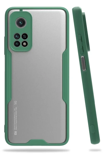Newface Xiaomi Mi 10T Pro Kılıf Platin Silikon - Yeşil ürün görseli 1