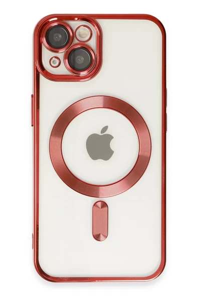 Newface Apple iPhone 14 Kılıf Kross Magneticsafe Kapak - Kırmızı ürün görseli 1