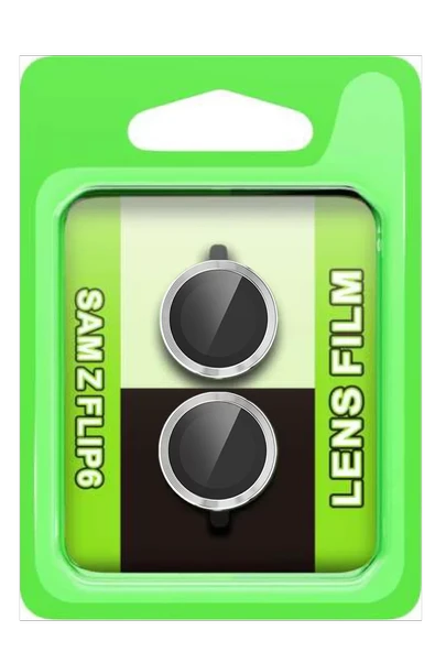 Newface Samsung Galaxy Z Flip 6 Raze Metal Kamera Lens - Gümüş ürün görseli 1