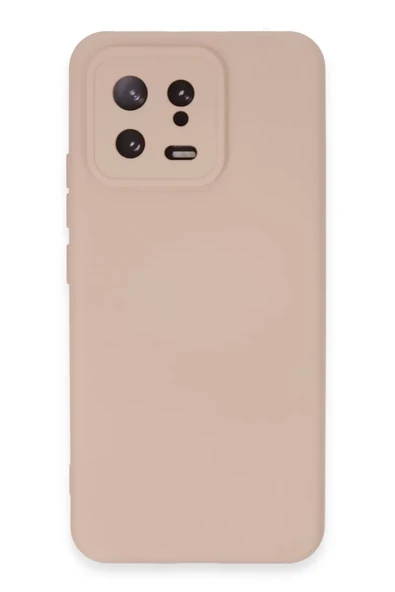 Newface Xiaomi Mi 13 Kılıf Nano içi Kadife Silikon - Pudra ürün görseli 1