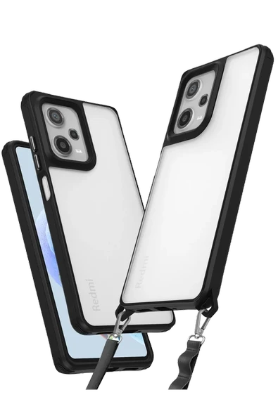 Newface Xiaomi Redmi Note 12 Pro 5G Kılıf Penta Silikon Kılıf - Siyah ürün görseli 1