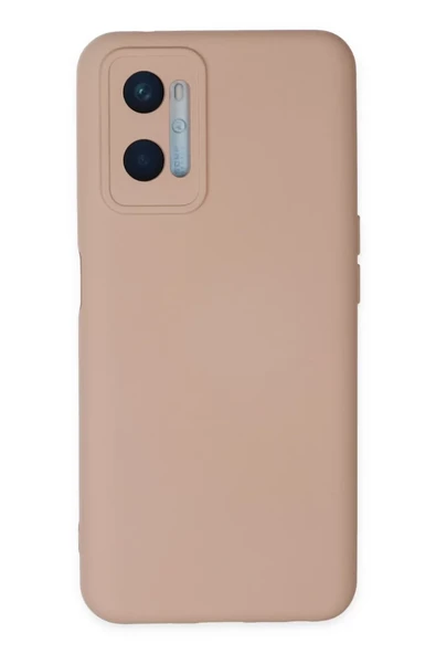 Newface Oppo A96 Kılıf Nano içi Kadife Silikon - Pudra ürün görseli 1