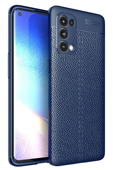 Newface Oppo Reno 5 Pro Kılıf Auto Focus Kapak - Lacivert ürün görseli 1
