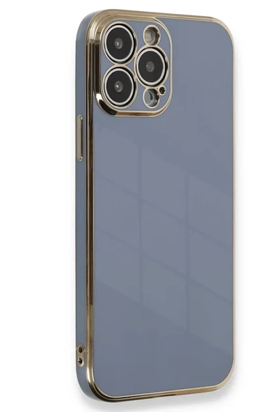 Newface Apple iPhone 15 Pro Kılıf Volet Silikon - Mavi ürün görseli 1