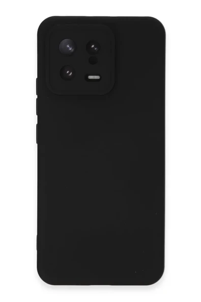 Newface Xiaomi Mi 13 Kılıf Nano içi Kadife Silikon - Siyah ürün görseli 1