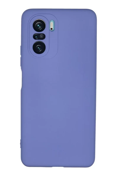 Newface Xiaomi Poco F3 Kılıf Nano içi Kadife Silikon - Lila ürün görseli 1