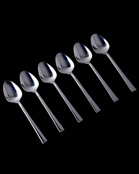 Seramikci 6 lı Tatlı Kaşığı Platin ürün görseli 1