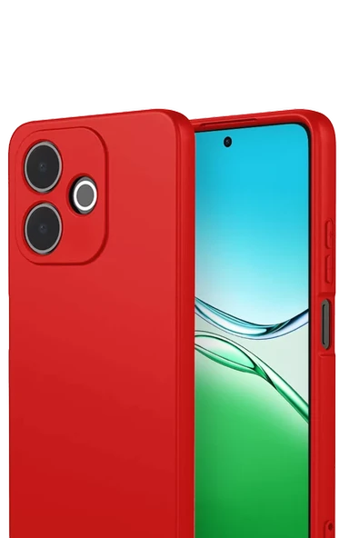 Newface Oppo A5 Pro 4G First Silikon - Kırmızı - Resim 2